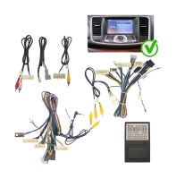 Комплект проводов для установки магнитолы в Nissan Murano (2007 - 2016), Teana (2008 - 2013) (AMP, CAN) RZC