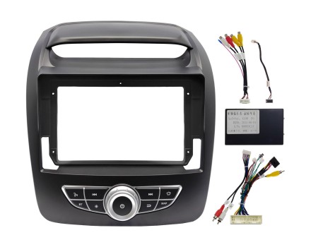 Рамка переходная в Kia Sorento (13-19) для дисплея 9 дюймов (для авто с Navi) с кнопками Тип 2