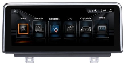 Монитор Android 10,25 дюймов для BMW 1/2 серии (F20/F21/F23) 2012-2016 NBT