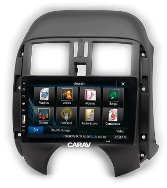 Рамка переходная NISSAN Almera, Sunny (11-14), Latio (12-14), RENAULT Scala (12+) для дисплея 9 дюймов