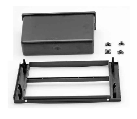 Рамка переходная 1din Ford Focus II, C-Max (05+), S-Max, Fusion, Transit (06+), Fiesta III (06-08) с карманом