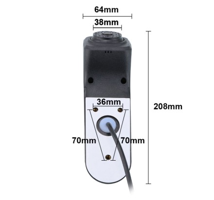 Видеокамера VOLKSWAGEN Crafter в стоп-фонарь AHD 1080p