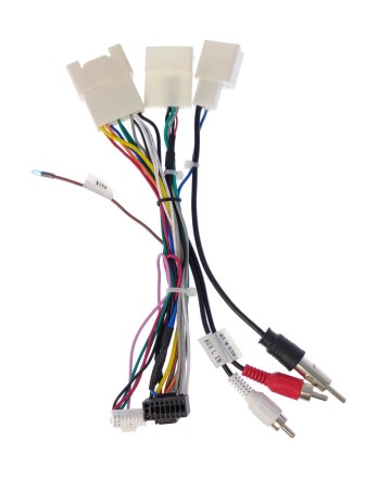 Комплект проводов для установки магнитолы в Toyota 2003 - 2013 (осн, ант, м/руль, CAN, AMP)