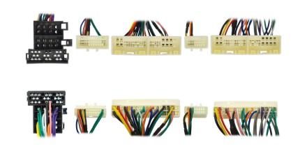 Комплект проводов для установки магнитолы в Hyundai, Kia 2009+ (основной, антенна, USB, CAN, AMP)