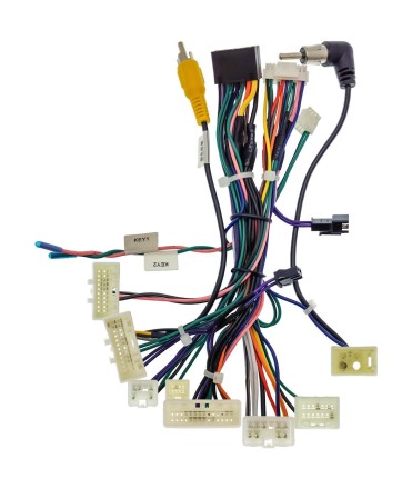 Комплект проводов для установки магнитолы в Toyota Rav4 2006 - 2019 (авто с климат контролем)