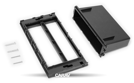 Рамка переходная для а/м FORD Focus II, C-Max  2005-11; S-Max, Fusion, Transit с карманом черный