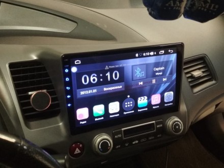 Магнитола на Андроид для Honda Civic 4d (06-12) седан COMPASS TSN-2K, 4G, DSP, CarPlay