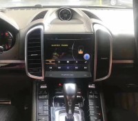 Штатная магнитола в стиле Tesla 8.4 дюйма для Porsche Cayenne (2011-2018) c SIM 4G