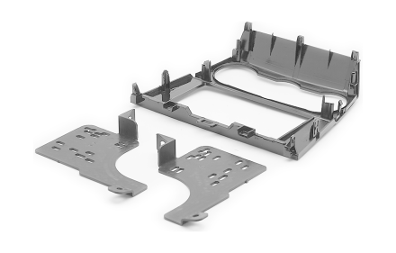 Рамка переходная 2din Subaru Forester, Impreza, 2015+; Levorg, WRX 2014+; Crosstrek, XV 2016+, черный глянец