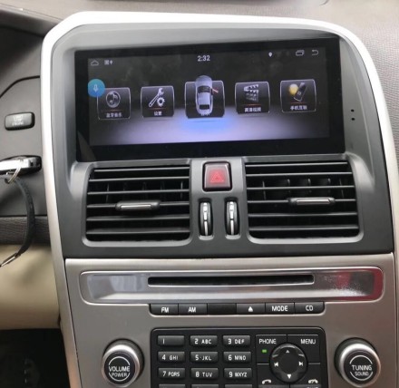 Штатная магнитола для Volvo XC60 (2011-2017) c поддержкой БК и настроек авто на Android 10