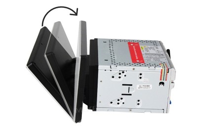 Магнитола 2DIN универсальная магнитола с большим 10" IPS наклоняющимся экраном и DVD COMPASS MKD 9 Android