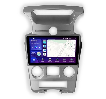 Магнитола для KIA Carens 2006-2012 Compas S300 (Средний класс) с 2K экраном