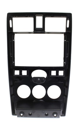 Рамка для установки в LADA Priora 2007-2014 (часы  снизу/ черный) дисплея 9 дюймов