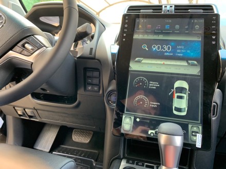 Головное устройство Toyota Land Cruiser Prado 150 (2017+) для топовых комплектаций Tesla-Style