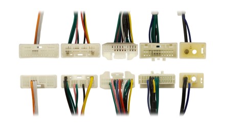 Комплект проводов для установки магнитолы в Toyota Alphard 2020+ (основной, CAN, MOST)