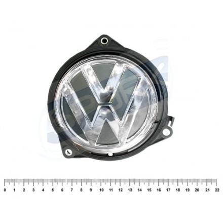 Видеокамера Volkswagen Passat B6/B7/CC, Golf 6/7/8 Polo в логотип моторизованная