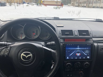 Штатное головное устройство на Андроид для Mazda 3 BK (03-08) Compass L