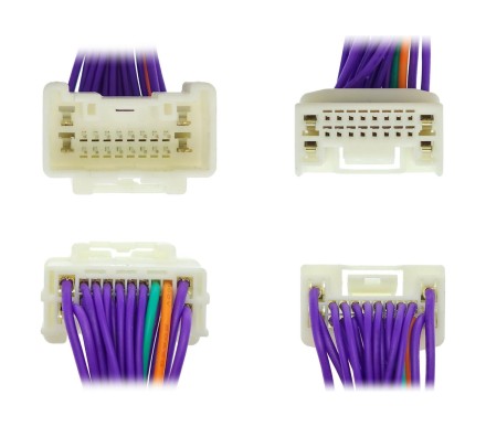 Комплект проводов для устранения ошибки SRS Airbag после замены ГУ в Toyota Land Cruiser 2007 - 2015