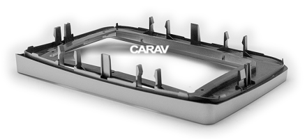 Рамка переходная в Skoda Fabia (07-15) для дисплея 10 дюймов Серебро