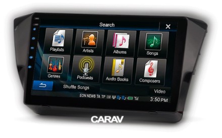 Рамка переходная SKODA SuperB (15+) для дисплея 10 дюймов