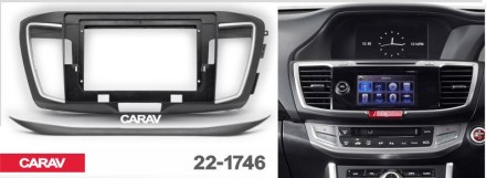 Рамка переходная в HONDA Accord 2013-2018 (только для а/м с рулем справа) для дисплея 10 дюймов