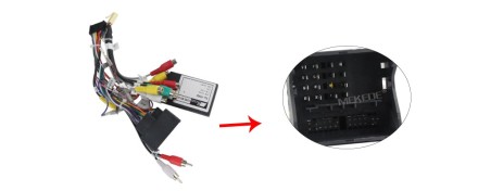 Головное устройство Focus 2 05-07, Transit 06-15, C-Max 03-10, Fusion 05-12 (230х120мм) COMPASS MKD