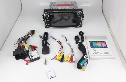 Головное устройство Focus 2 05-07, Transit 06-15, C-Max 03-10, Fusion 05-12 (230х120мм) COMPASS MKD