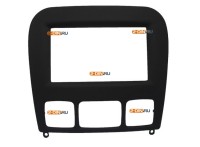 Рамка переходная 2din Mercedes-Benz S (W220) 1998-2005 серый с креплением №21