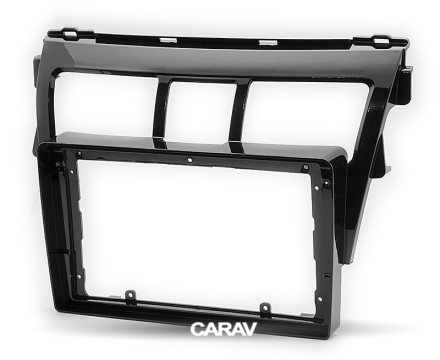 Рамка переходная в TOYOTA Vios 2007-2012, Belta 2005-2008, Yaris Sedan 2006-2012  для дисплея 9 дюймов