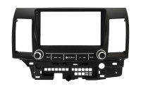 Рамка переходная для установки в Mitsubishi Lancer 10, 2008+ для 9" дисплея с крутилками