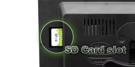 Видеорегистратор 7 дюймов с поддержкой 2 AHD-камер с разрешением экрана 1024*600 (IPS) на кронштейне (RCA)