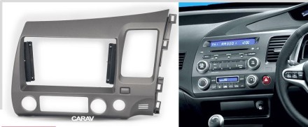 Рамка переходная HONDA Civic 2007-2011 (только для а/м с рулем справа) для дисплея 9 дюймов
