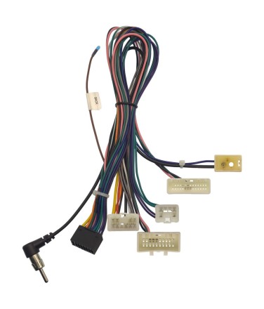 Комплект проводов для установки магнитолы в Toyota 1989 - 2022 (основ. 400 мм,, антенна, мультируль*2)