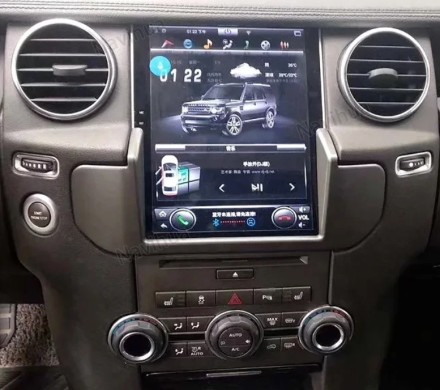 Штатная магнитола в стиле Тесла для Land Rover Discovery, Range Rover Sport (10-12) DENSO Compass NH