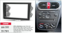 Рамка переходная 2din Opel Astra G, Vectra C, Corsa C (Черная)  Рамка переходная 2din Opel Astra G, Vectra C, Corsa C (Черная)
