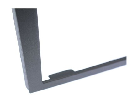 Рамка переходная 2din Opel Astra G, Vectra C, Corsa C (Серая) без ребра