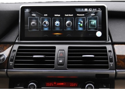 Монитор Android 10,25 дюймов для BMW X5/X6 (F15/F16) 2014-2016 NBT