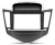 Рамка переходная в CHEVROLET Cruze (2009-2012) для дисплея 9 дюймов (черная)