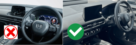 Рамка переходная в HONDA ZR-V 2022+ для дисплея 10 дюймов