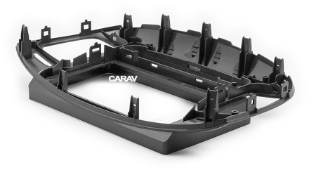 Рамка переходная в HYUNDAI Verna 2006-2009, Accent (MC) 2006-2012 (черный цвет) для дисплея 9 дюймов