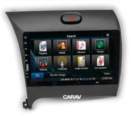 Рамка переходная KIA Cerato, Forte (13+), K3 (12+) для дисплея 9 дюймов