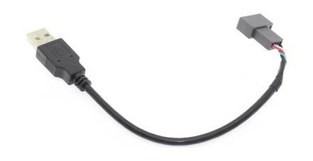 Переходник для подключения штатного USB разъема Citroen, Peugeot к новой магнитоле