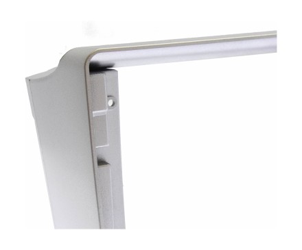 Рамка переходная в Toyota Avensis 2002-2008 для дисплея 9 дюймов, серебро