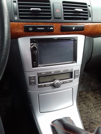 Рамка переходная 2din Toyota Avensis (02-08) Серебро