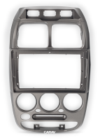Рамка переходная HYUNDAI Accent (LC) 1999-2012 (TAGAZ), Verna (LC) 1999-2005 для дисплея 9 дюймов (3 кнопки сверху)