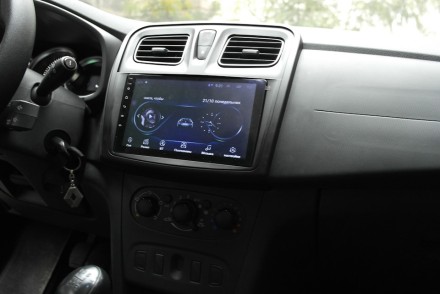 Магнитола на Андроид для Renault Sandero/Logan (2014+) COMPASS TSN-2K, 4G, DSP, CarPlay