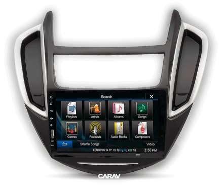 Рамка переходная в CHEVROLET Trax, Tracker (2013-2016) / HOLDEN Trax (2013-2016) для дисплея 9 дюймов