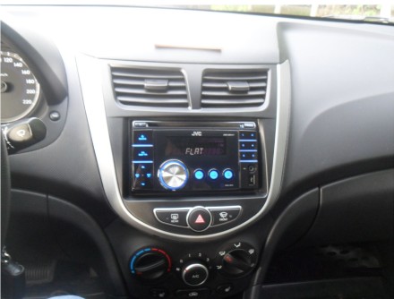 Рамка переходная 2din Hyundai Solaris, i25, Accent, Verna (10-16)