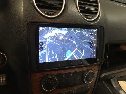 Головное устройство 9 дюймов Mercedes-Benz ML W164 (2005-2011), GL X164 (2006-2012) Redpower 710 серии