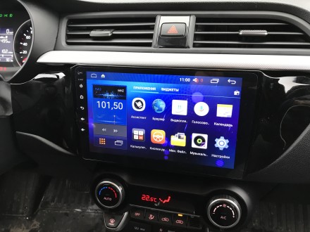 Рамка переходная KIA Rio, K2 (17+) для дисплея 9 дюймов, БЕЗ КНОПКИ